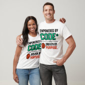 T-Shirt mit dem Motto 'Code With Purpose' (Unisex)