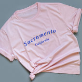 T - Shirt mit dem Namen des Staat und der Stadt