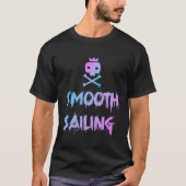 T - Shirt mit dem Text "sanftes Segeln" (Vorderseite)