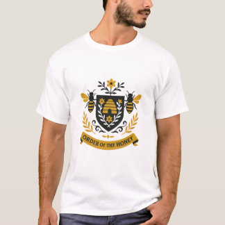T-Shirt mit dem Wappen der Imkerei des Ordens der