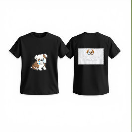 T-Shirt mit der Aufschrift 'Don't Hurt Dogs Statem