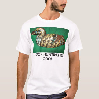 T - Shirt mit DER ENTEN-JAGD IST auf Front COOL