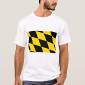 T Shirt mit der Fahne München, Bayern (Vorderseite)