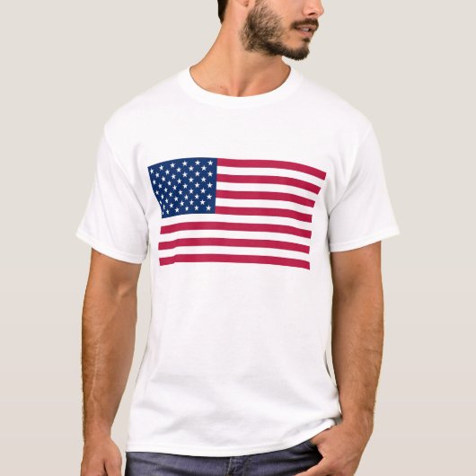 T Shirt mit der Flagge der USA (Vorderseite)