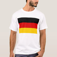 T Shirt mit der Flagge Deutschlands