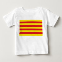 T - Shirt mit der Flagge Kataloniens
