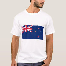 T Shirt mit der Flagge Neuseelands