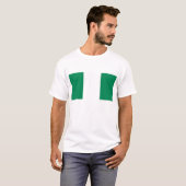 T Shirt mit der Flagge Nigerias (Vorne ganz)