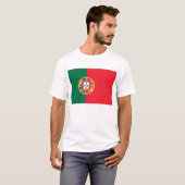 T Shirt mit der Flagge Portugals (Vorne ganz)