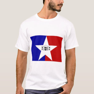 T Shirt mit der Flagge von San Antonio City, Texas