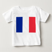 T - Shirt mit der französischen Flagge (Vorderseite)