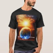 T - Shirt mit der Meldung "Globale Erwärmung" (Vorderseite)