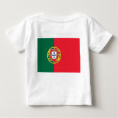T - Shirt mit der portugiesischen Flagge (Rückseite)
