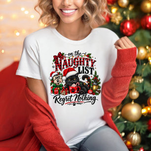 T-Shirt mit der Weihnachts-Liste der Bösen