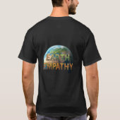 T - Shirt mit Design "Earth Empathy". (Rückseite)
