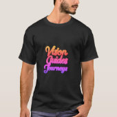 T - Shirt mit Design "Vision Guides Journeys" (Vorderseite)