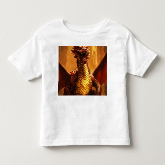T-Shirt mit Drachen (Vorderseite)