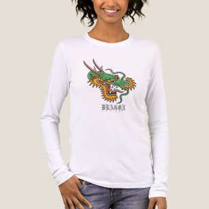 T-Shirt mit Drachen Tri-Blend Shirt