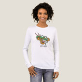 T-Shirt mit Drachen Tri-Blend Shirt (Vorderseite voll)