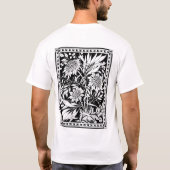 T-Shirt "mit drei Sonnenblumen" (Rückseite)