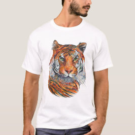 T - Shirt mit Druck Tiger für Männer