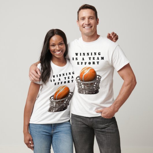 T - Shirt mit einem Basketballdesign (Unisex)