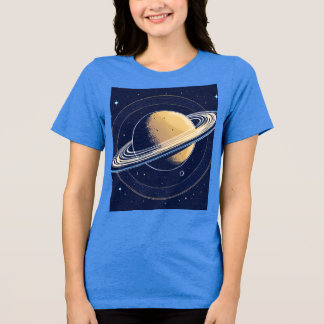 T - Shirt mit einem Design des Sonnensystems darau