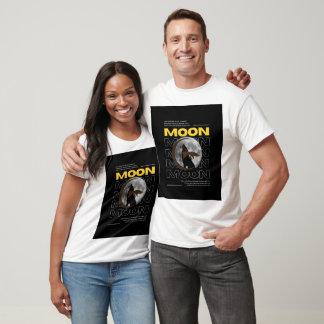T-Shirt mit einem dynamischen Poster