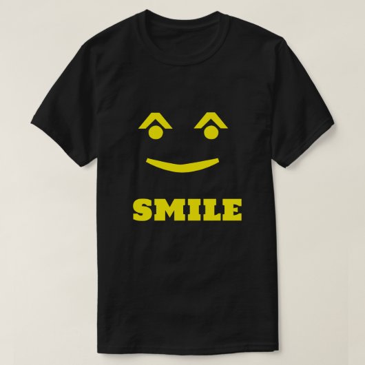 T - Shirt mit einem Smiley Emoji (Design vorne)