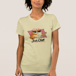 T - Shirt mit entspannender Katze - Just Chill Cat