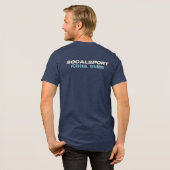 T-Shirt mit Explore-Motiv Tri-Blend Shirt (Rückseite voll)