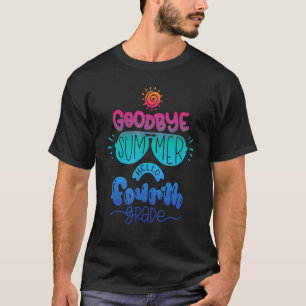 T-Shirt mit Farbmuster Hallo Viertklässler Lehrer 