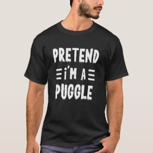 T-Shirt mit faulen Halloween-Kostüm: Ich bin ein P