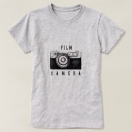 T-Shirt mit Film-Kamera