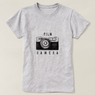 T-Shirt mit Film-Kamera