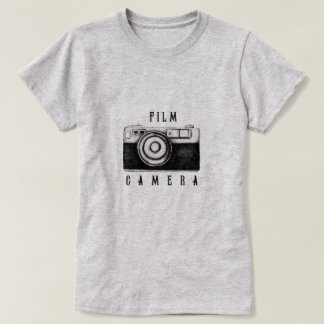 T-Shirt mit Film-Kamera