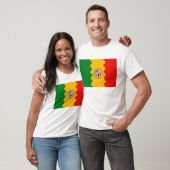 T Shirt mit Flag Los Angeles, Kalifornien, USA (Unisex)