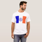 T Shirt mit Flag New York City USA (Vorne ganz)