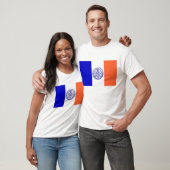 T Shirt mit Flag New York City USA (Unisex)