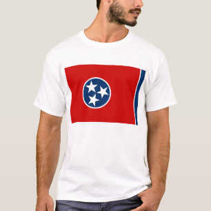 T Shirt mit Flag Tennessee Staat USA