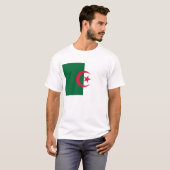 T Shirt mit Flagge Algeriens (Vorne ganz)