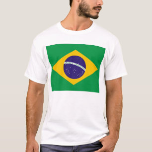 T Shirt mit Flagge Brasiliens