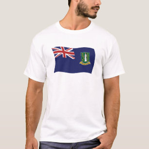 T-Shirt mit Flagge der Britischen Jungferninseln