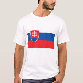 T Shirt mit Flagge der Slowakei