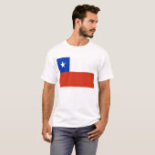 T Shirt mit Flagge des Chilen (Vorne ganz)