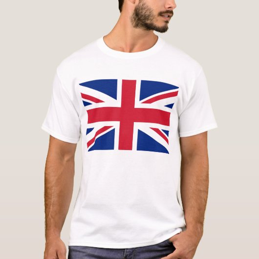 T Shirt mit Flagge des Vereinigten Königreichs (Vorderseite)