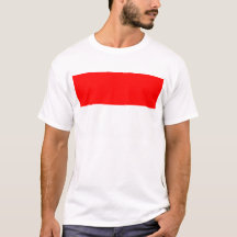 T Shirt mit Flagge Indonesiens
