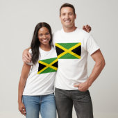 T Shirt mit Flagge Jamaikas (Unisex)