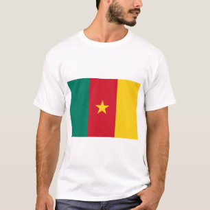 T Shirt mit Flagge Kameruns
