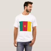 T Shirt mit Flagge Kameruns (Vorne ganz)